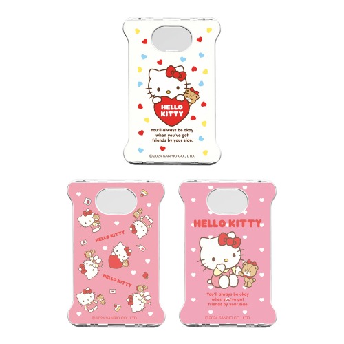 [Hello Kitty] Milk-attached card pocket (UV)